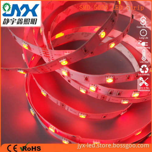 IN STOCK 5050smd White Waterproof LED flexible strip light for christmas,DC12V/24V 7.2W LED rope/ string light 30led/m